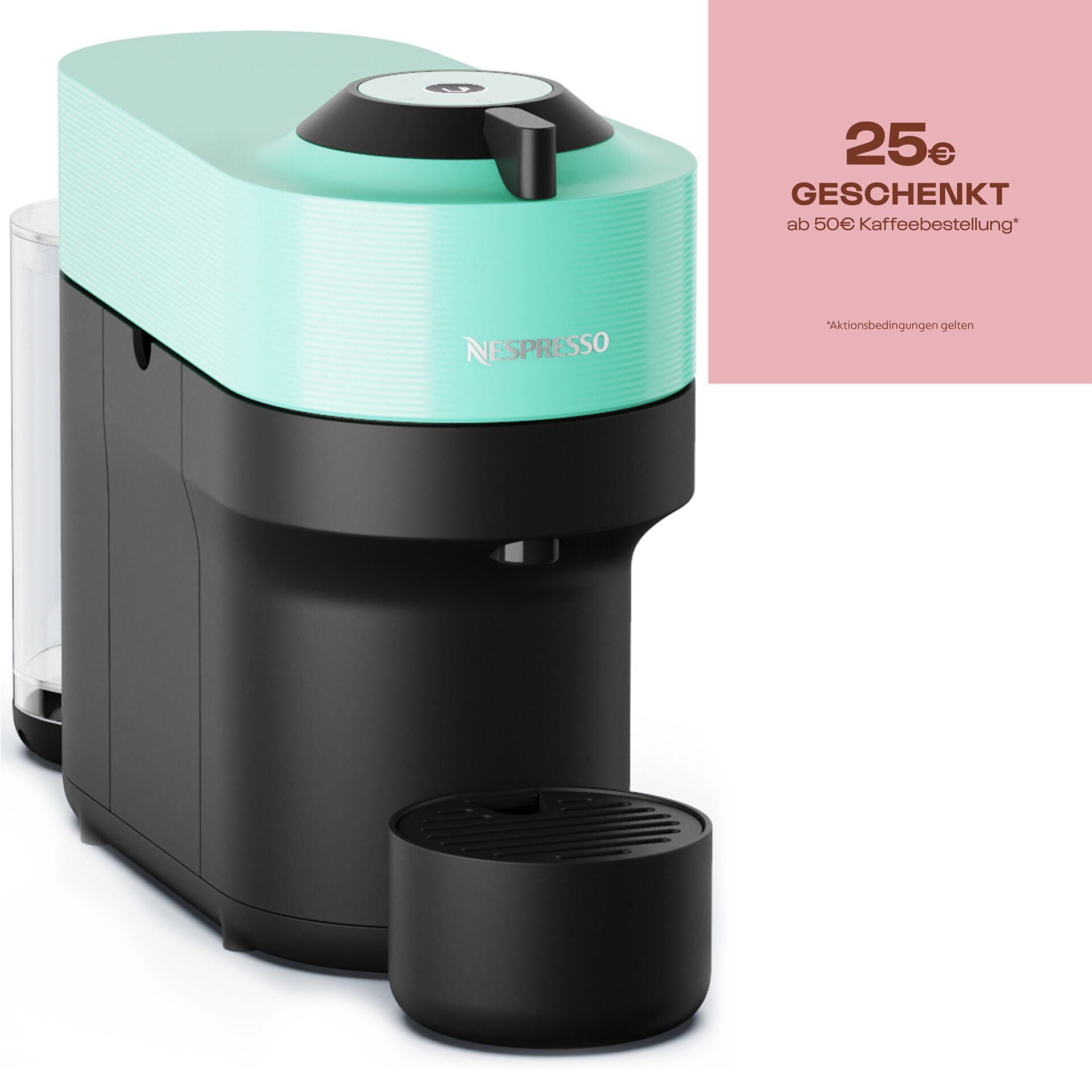 Pokal, Kaffeemaschine, Kapselgerät, Mintgrün, Schwarz, Kaffeezubereitung, Kaffeemaschine, Espresso-Automat, Kapselmaschine, Mintgrün, Black-Dryer, Kaffeemaschine, Espresso, Kapselmaschine, Kaffeeautomat, Mintgrün