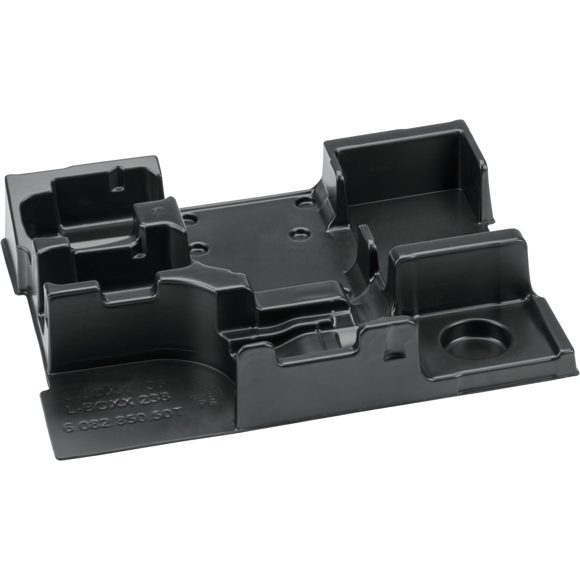 Plastikabdeckung, Spritzgegossenes Teil, Autoteil, schwarz, Fächer- Tray