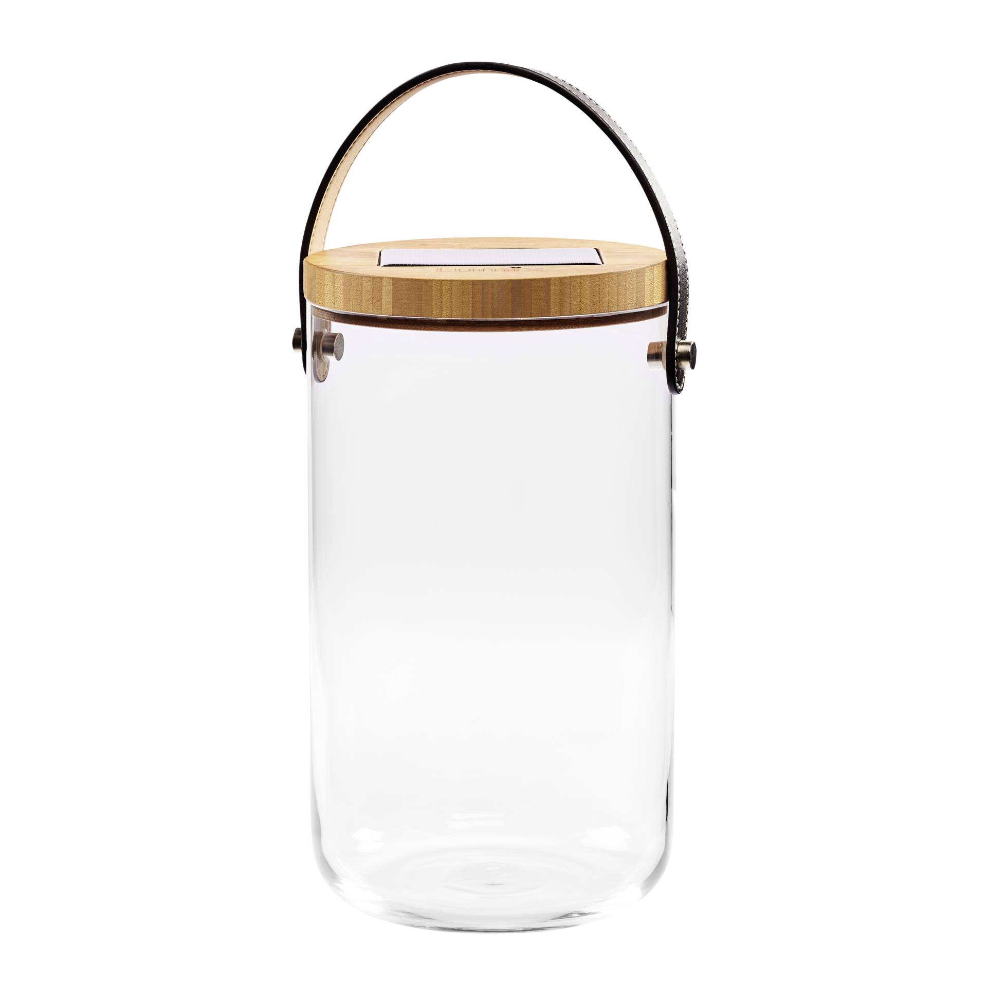 Glasbehälter, Aufbewahrungsglas, Holzdeckel, Tragegriff, 透明容器