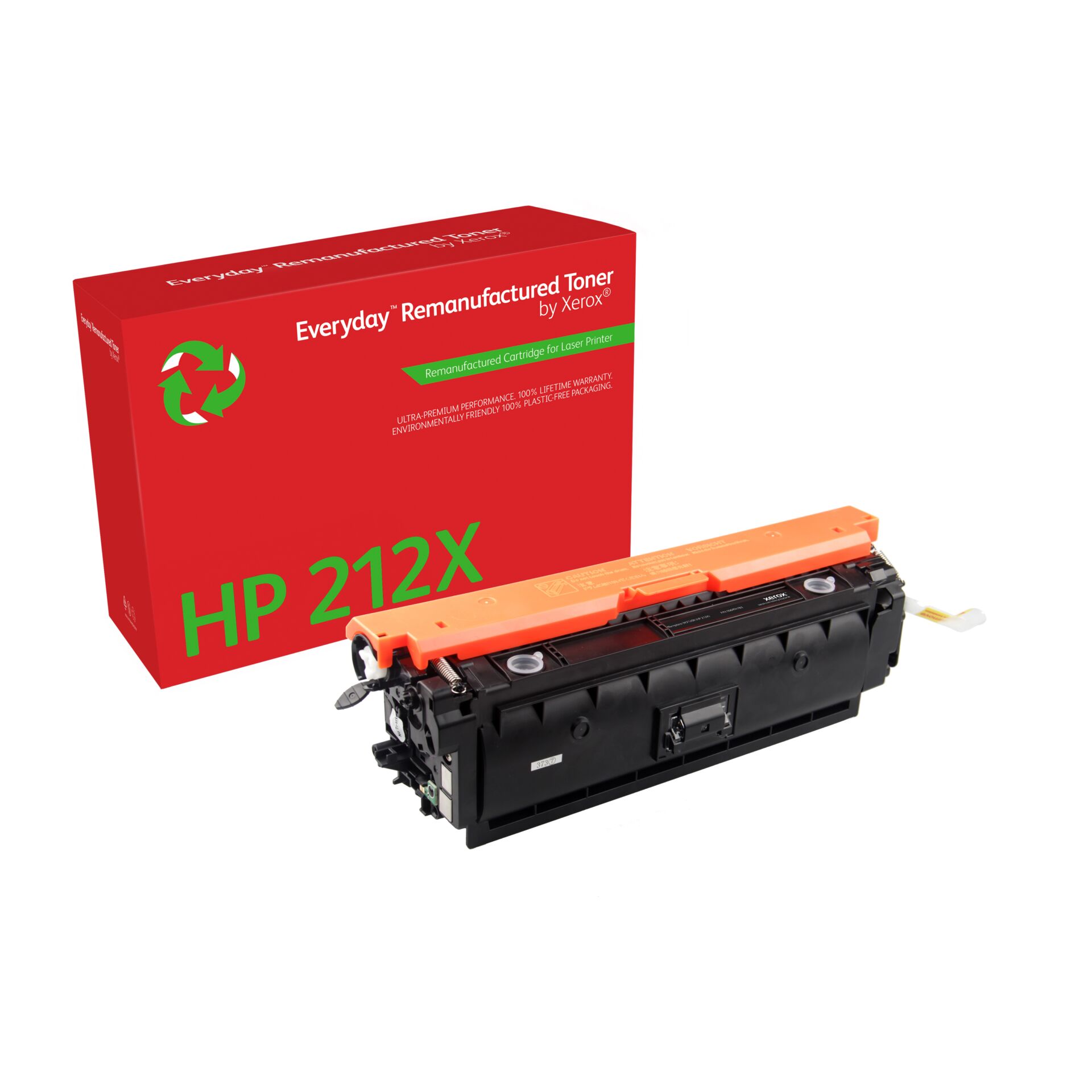 Tonerpatrone, HP 212X, Neuaufbereitung, Laserdrucker, Orangene Trommel