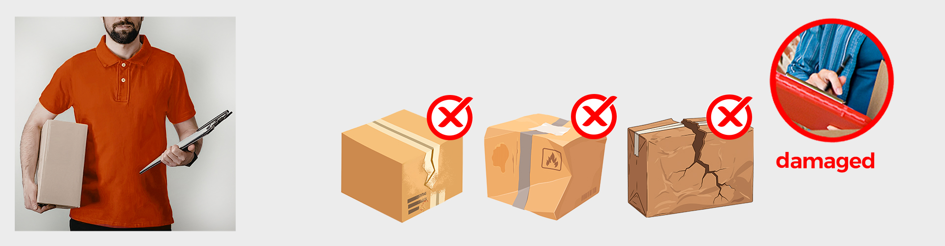 Polohemd, orange, Kurzarm, Paket, Auslieferung