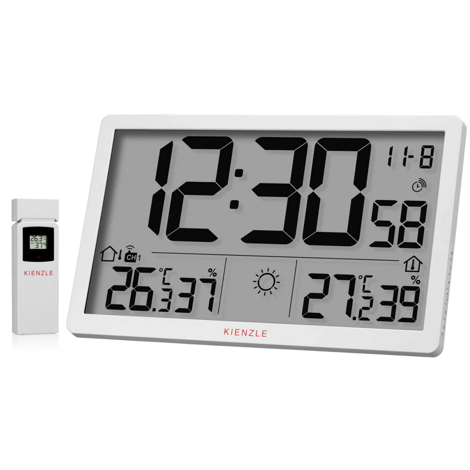 digital clocks, Wetteruhr, LED-Anzeige, Thermometer, Feuchtigkeit