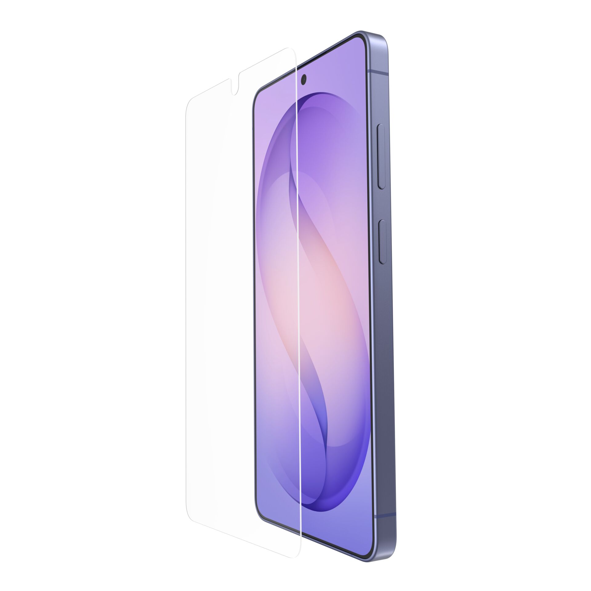 Smartphone, Lila, Bildschirmfolie, Rahmenloses Display, Modernes Design