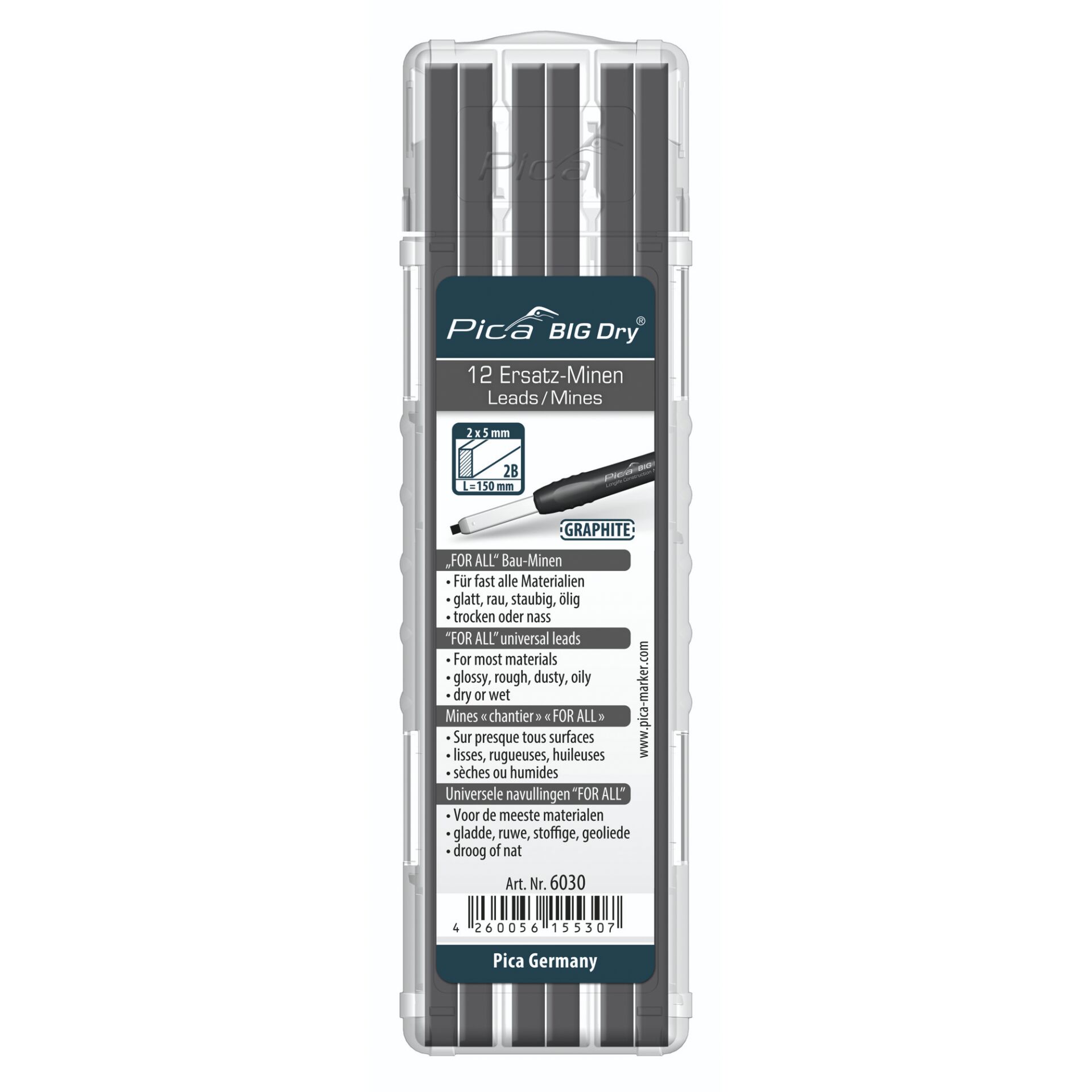 Pica BIG DRY Refills FOR ALL  graphite