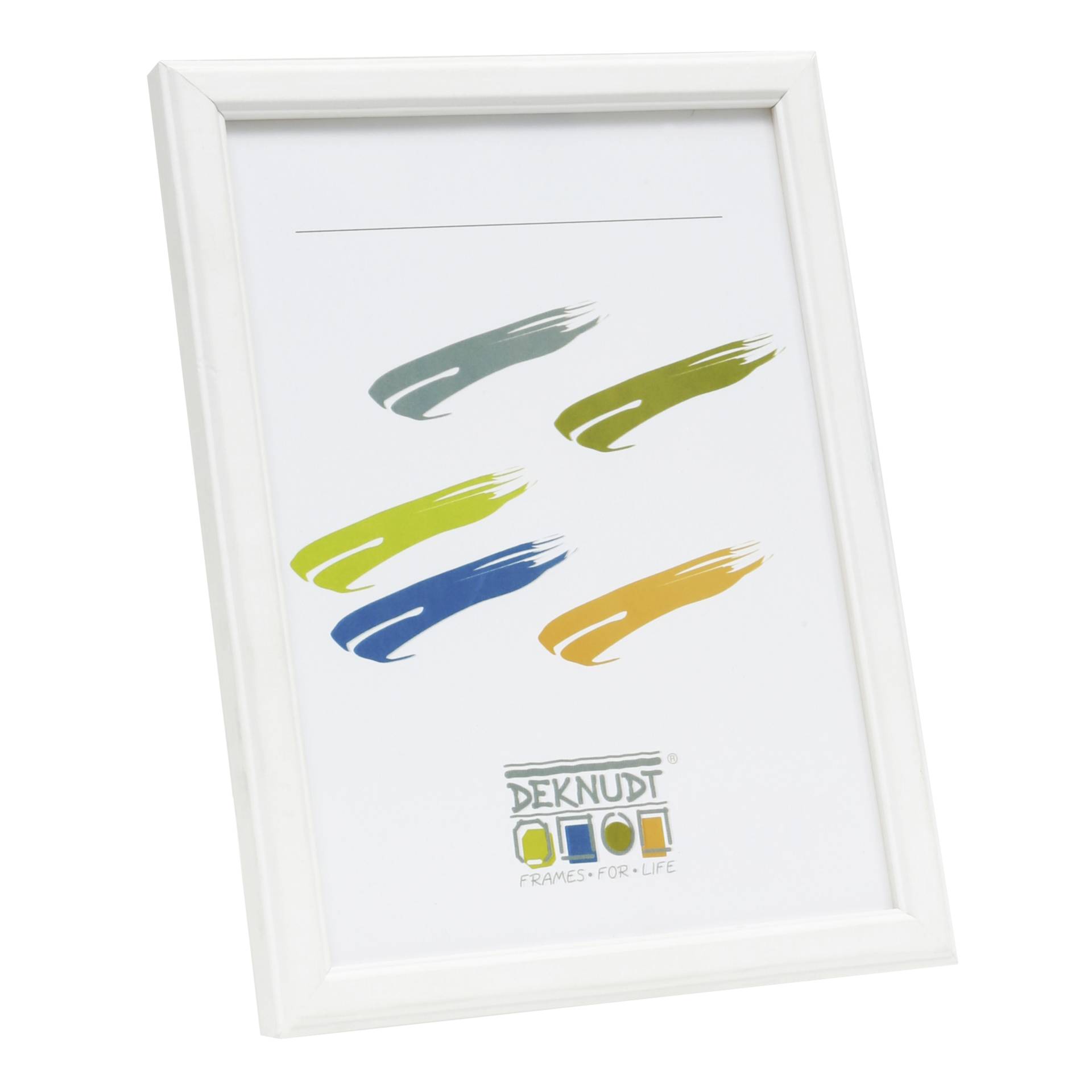 Deknudt S236K1    DIN A4 21x29,7  Wooden Frame in white