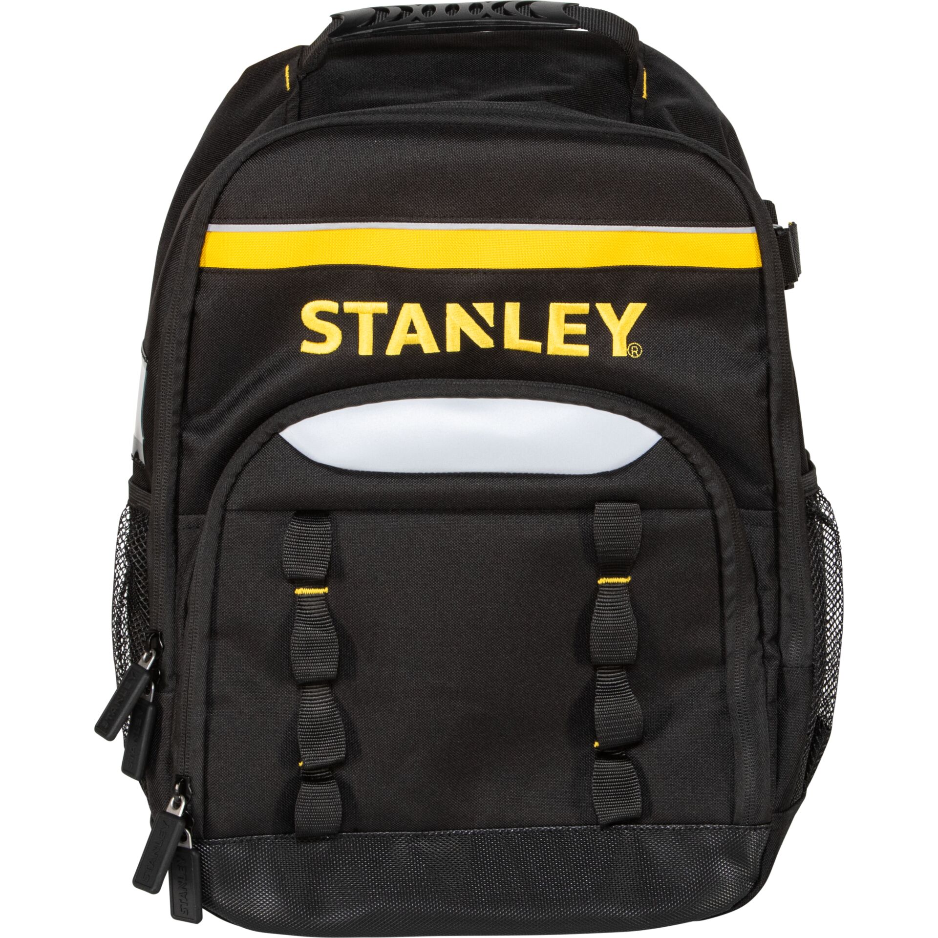 Rucksack, Schulrucksack, Stanley, Hauptfach, Seitentaschen, Rucksack, Schultertasche, Stanley, Schwarz, Gelb