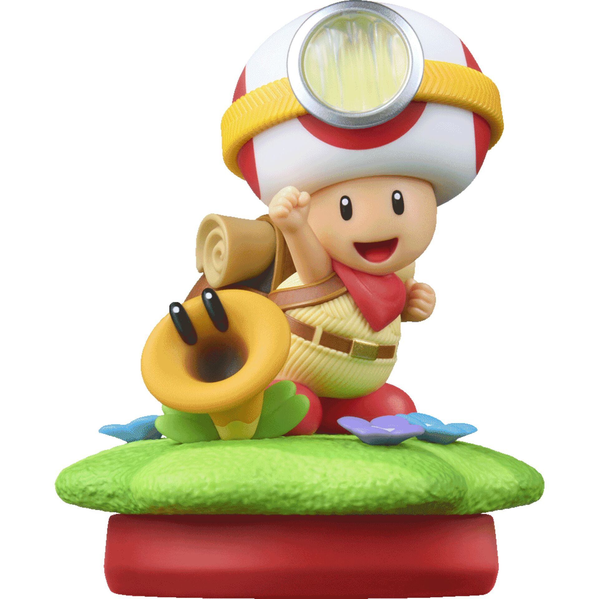 toadstool, entdecker, laterne hut, rucksack, figur wiesenpfad