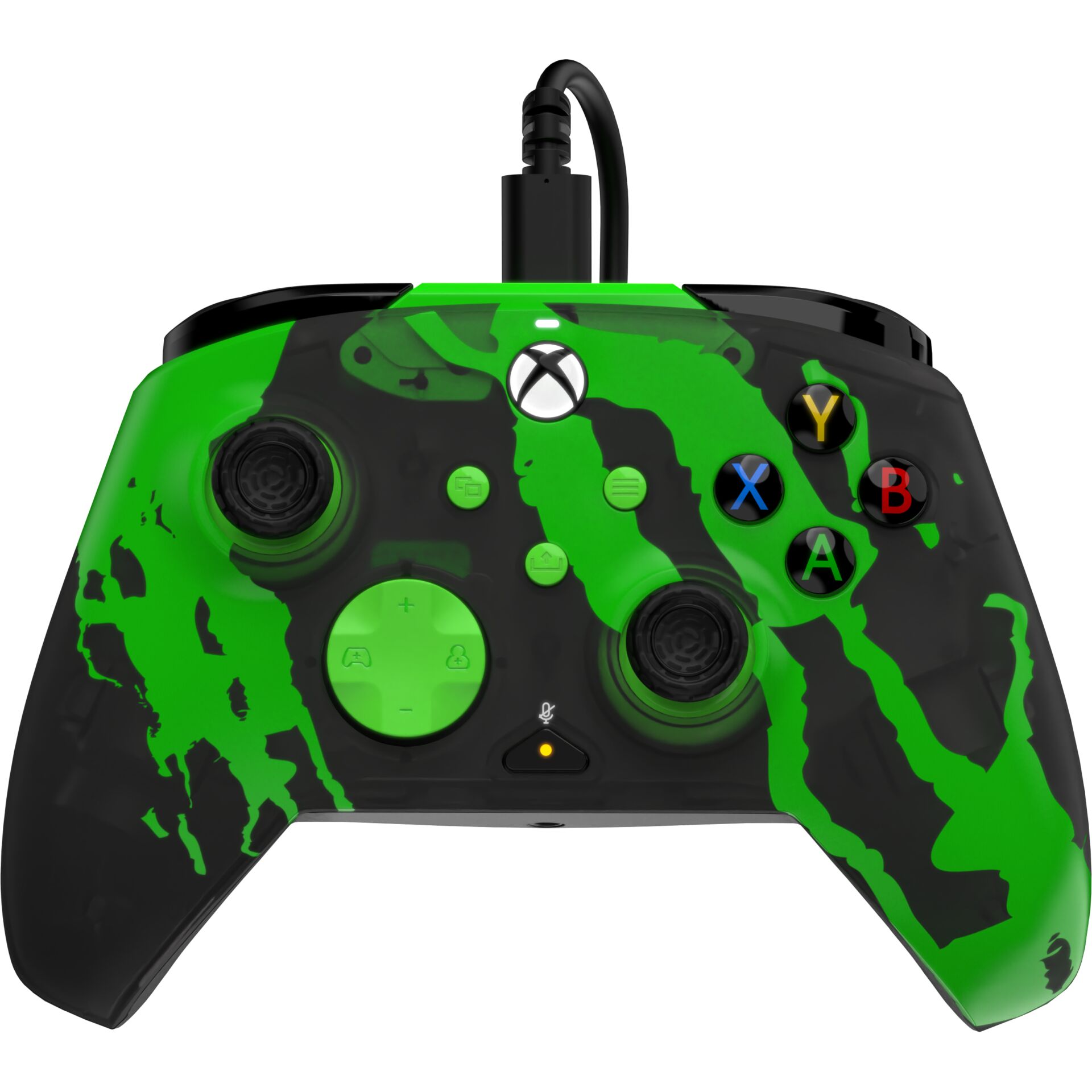 controller, gaming, kabellos, Xbox, grüner-tarnfarben