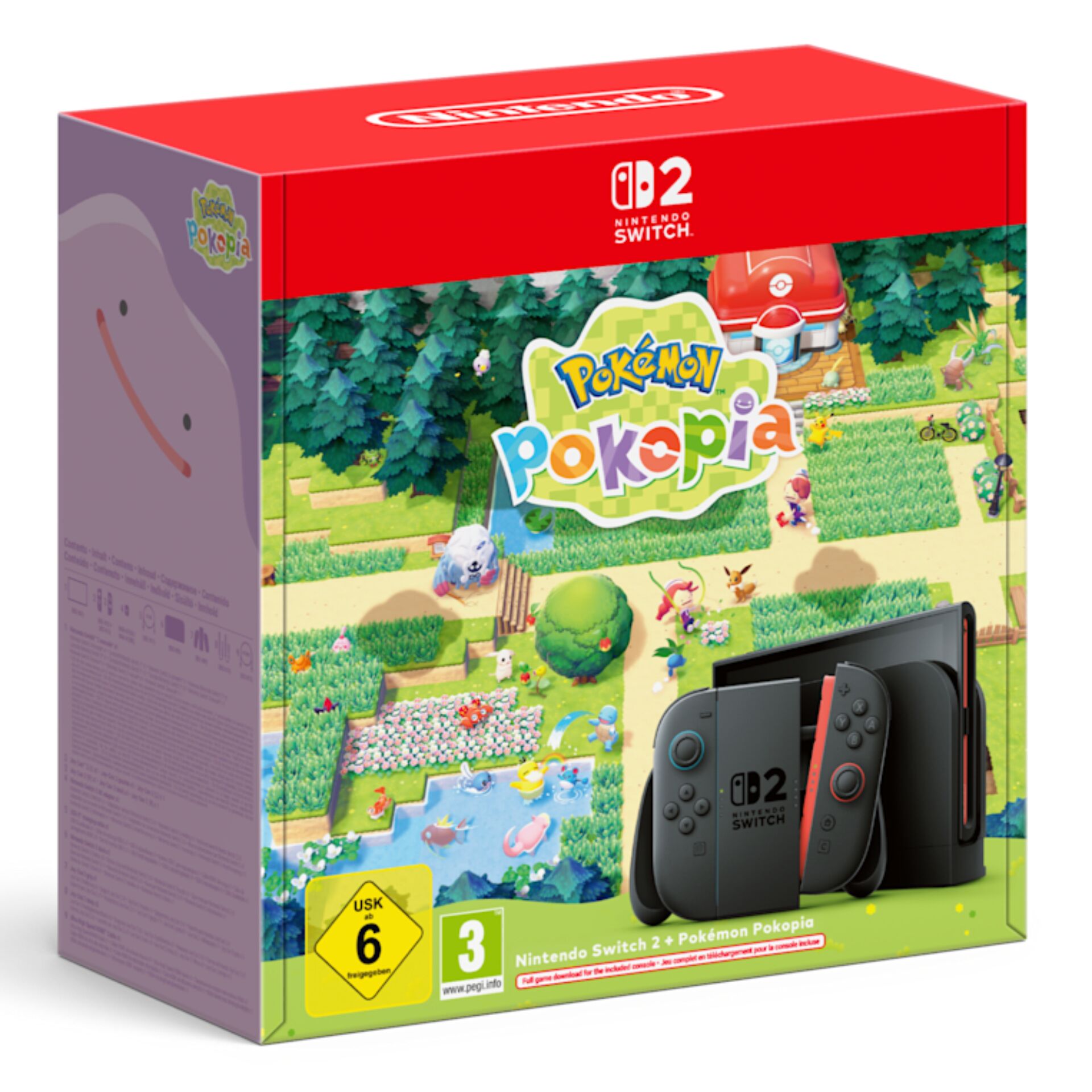 Nintendo Switch, Pokémon Poképia, Pokémon, Farbige Landschaft, Spielpaket