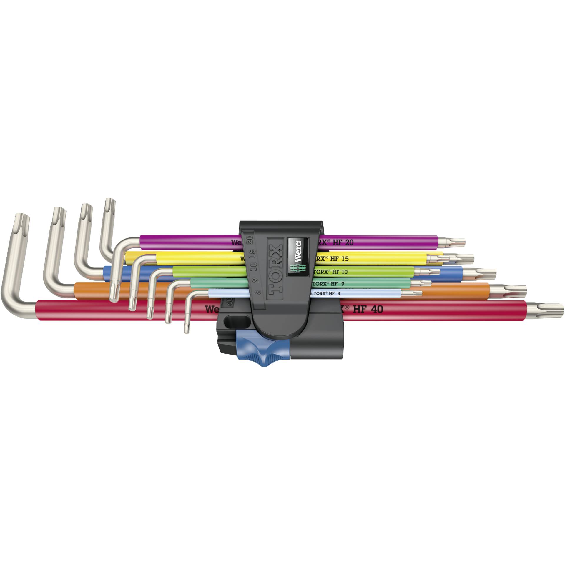 WERA 3967/9 TX SXL Multicol. HF  Stainless 1 L-key set