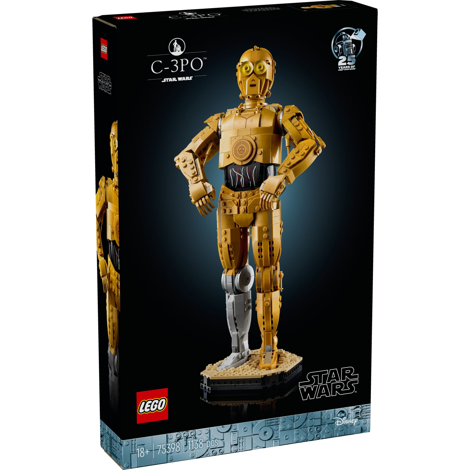 Star Wars, LEGO, Figur, Roboter, Gold