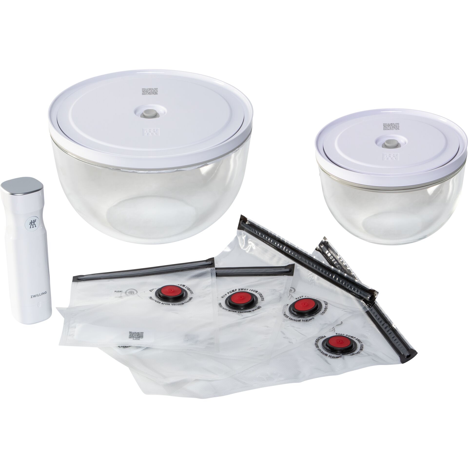 Saladimix, Vakuumier-Set, Küchenhelfer, Beutelset, Vakuum-Pumpen