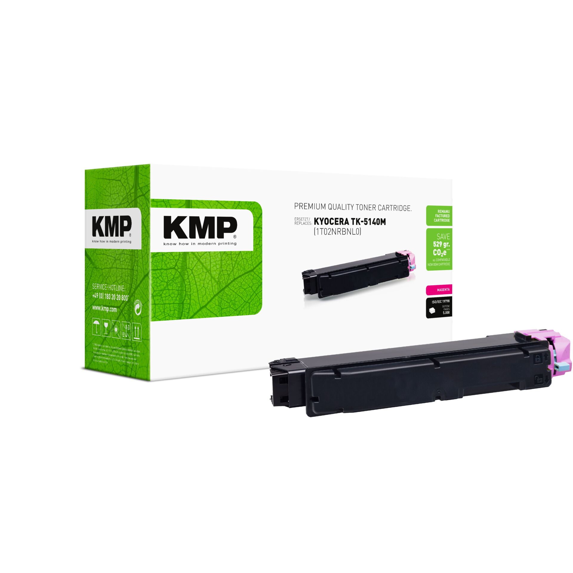 Adapter, Elektronik, Computer-Ausrüstung, Computerausrüstung, Tonerpatrone, KYOCERA TK-5140M, Magenta-Toner, Druckerzubehör, CMYK-Tonermischung