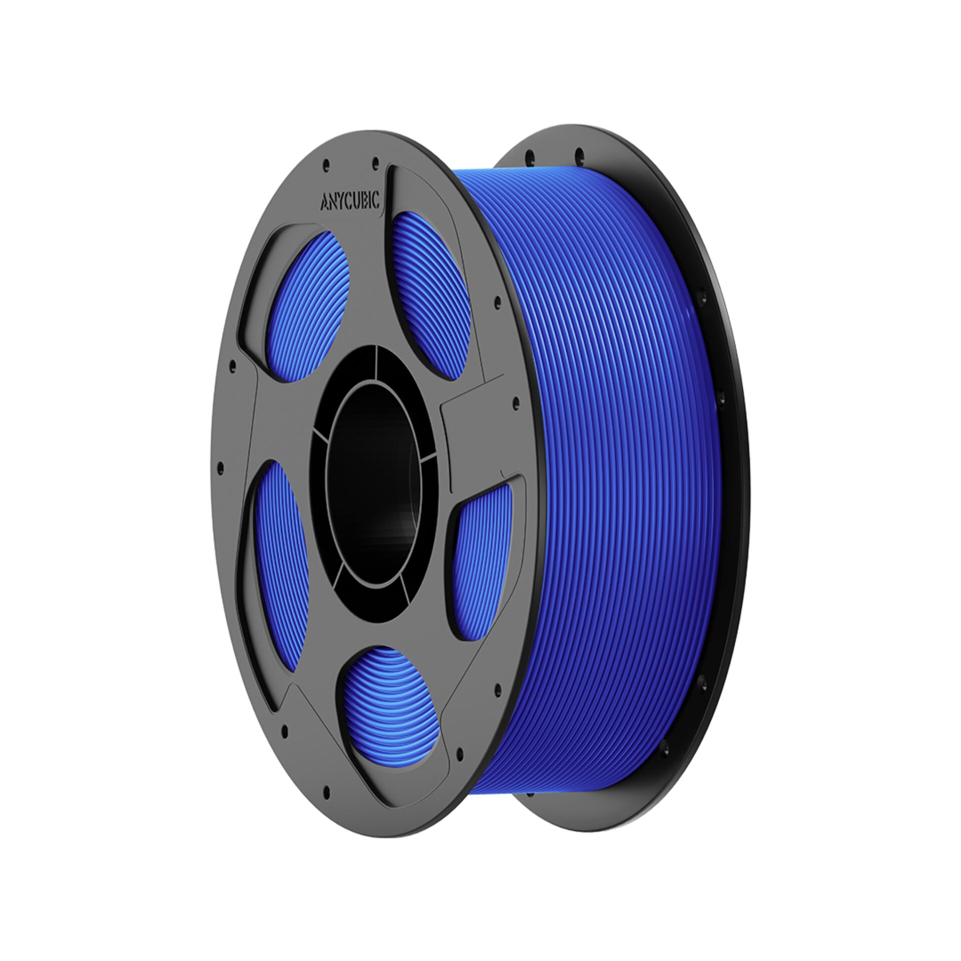 3D-Druck-Filament, PLA-Filament, blaue-Filament, Spule, Filament-Spule