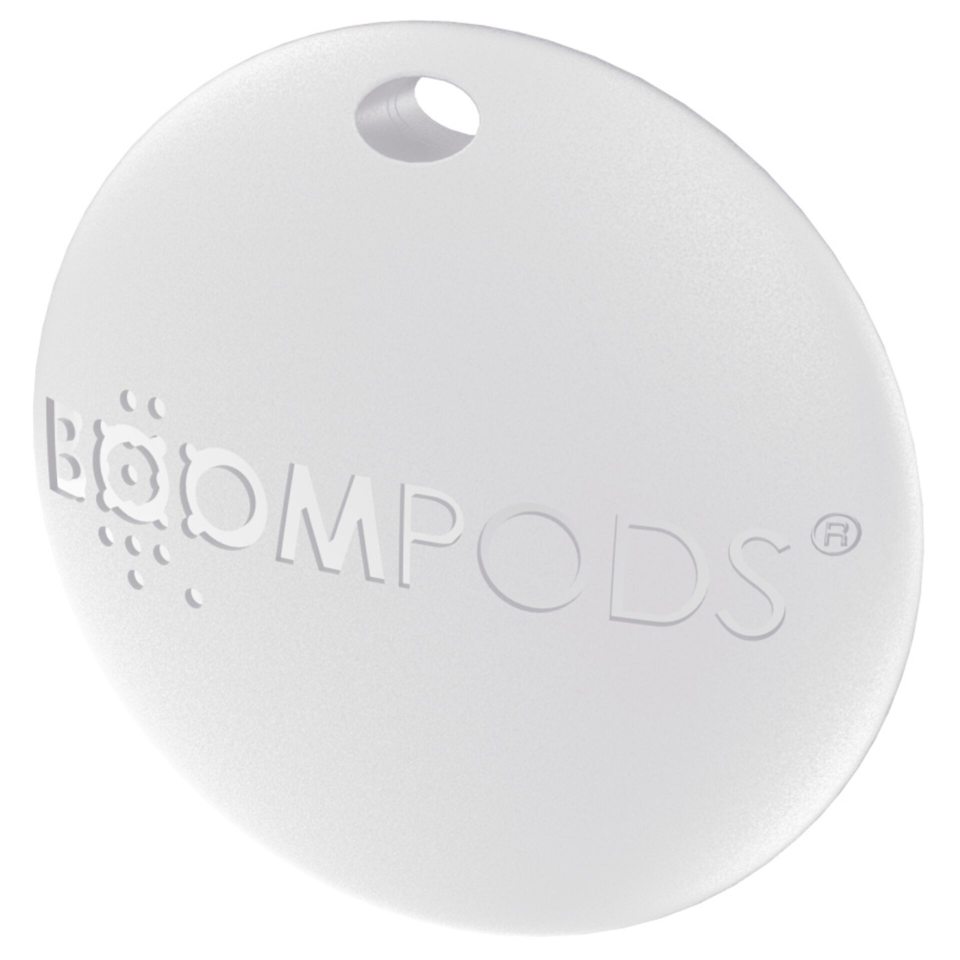 Boompods Boomtag  white