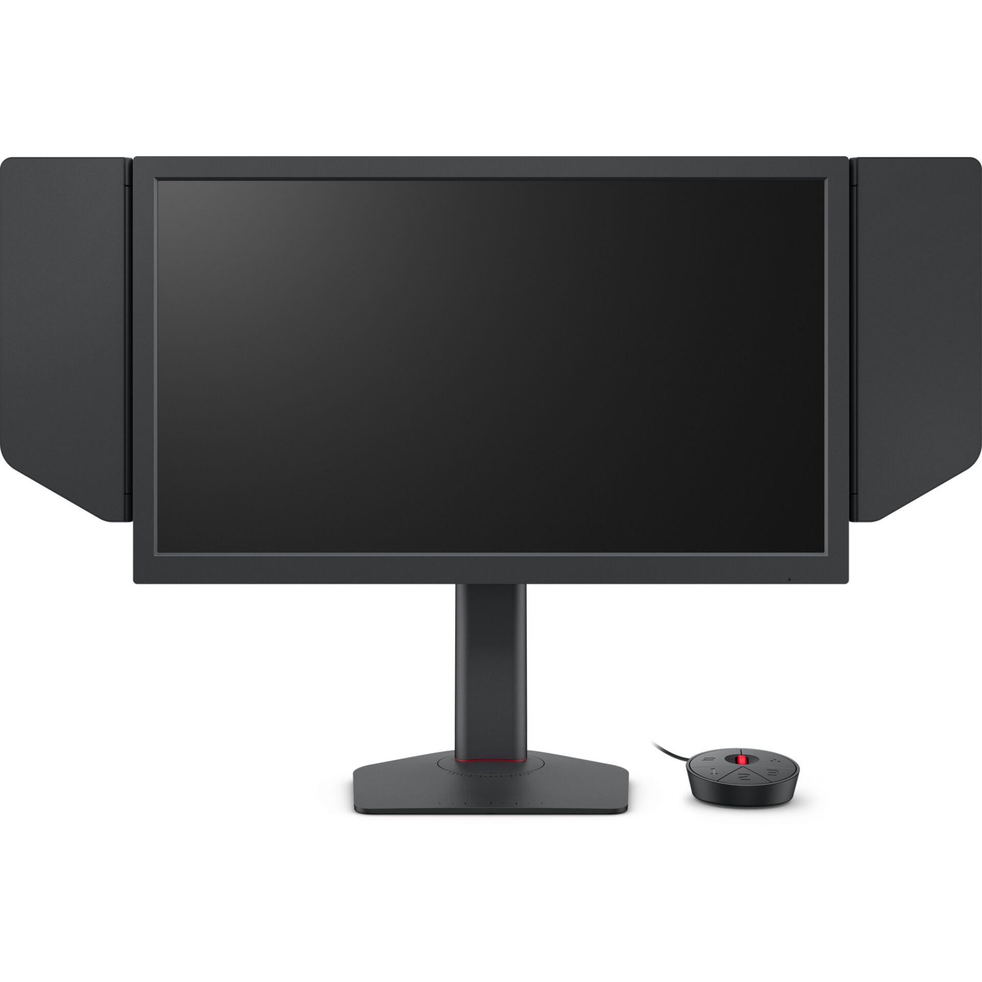 Gaming-Monitor, Schwarzer Bildschirm, Seitenblenden, Monitorständer, Kabelgebundene Fernbedienung