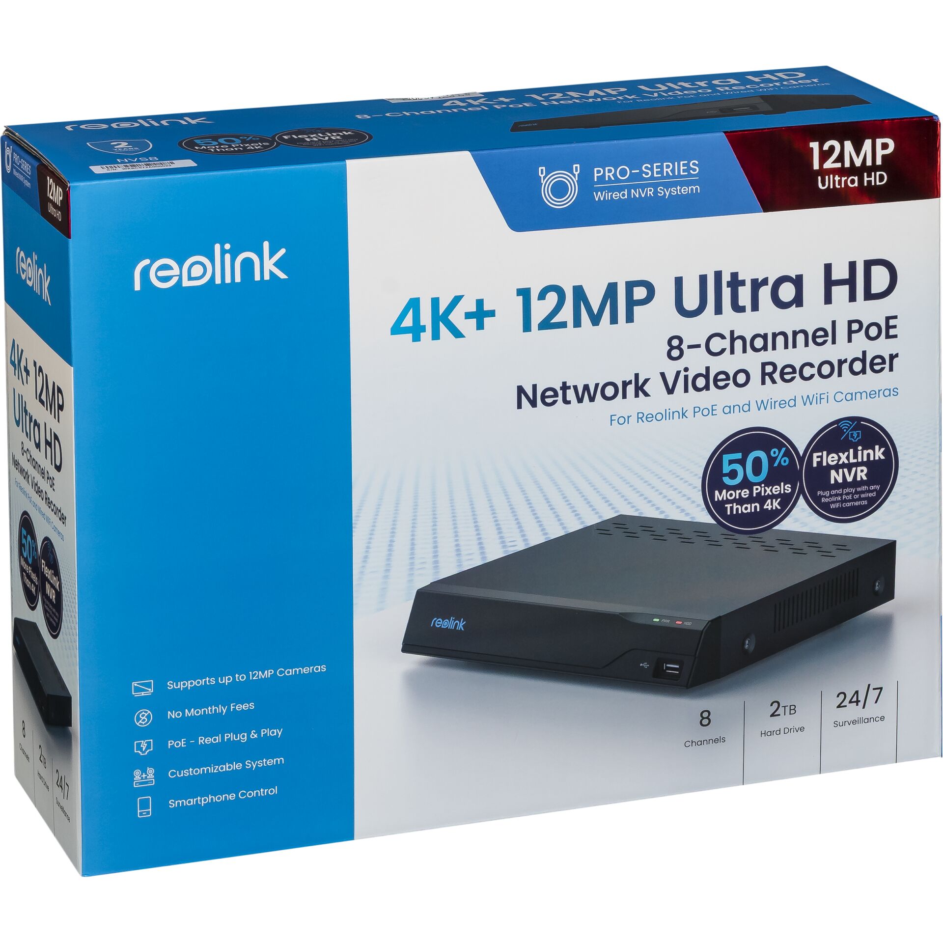 CD-Spieler, Elektronik, 4K, 12MP, Ultra HD, NVR, 8-Kanäle