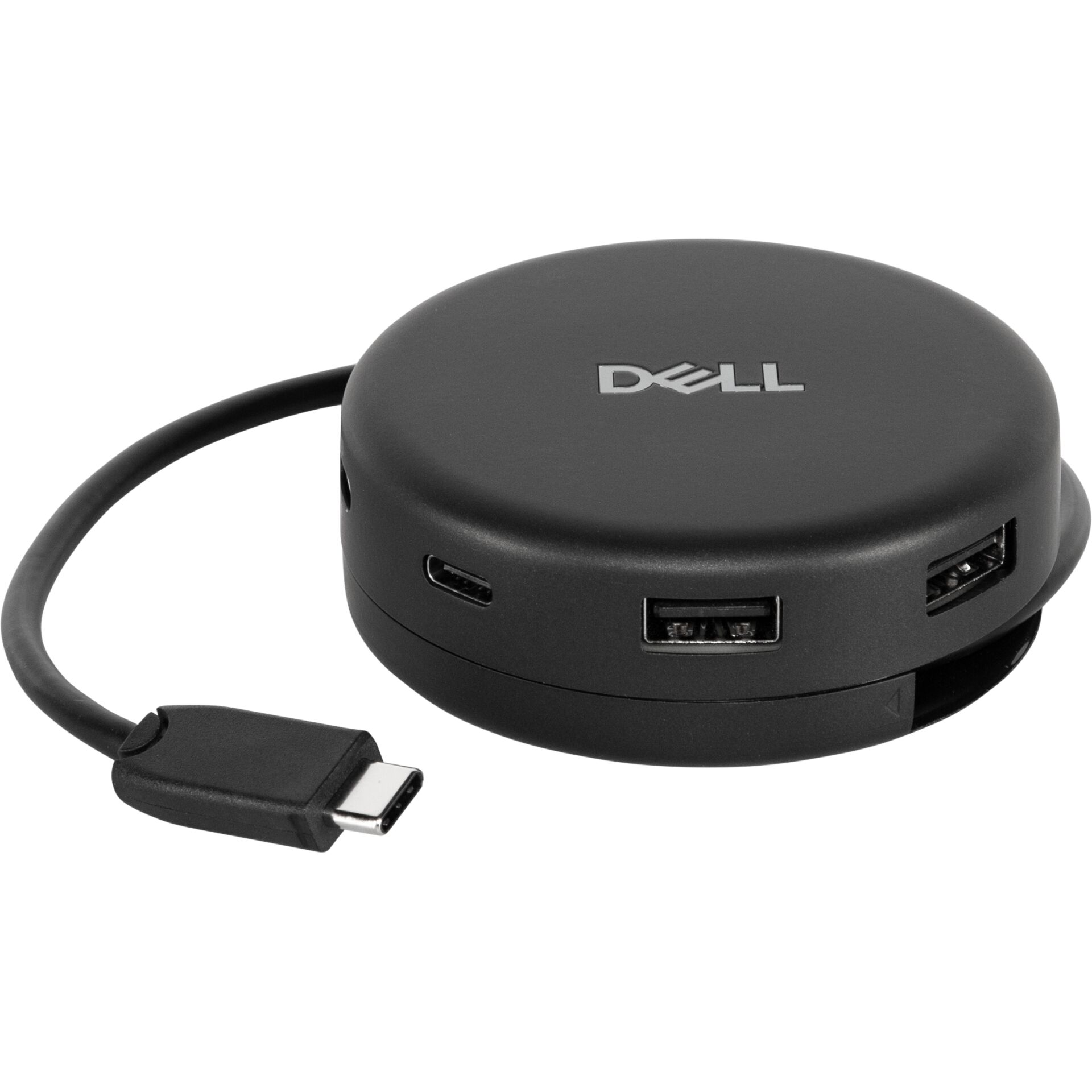 USB-C Hub, USB-C Adapter, Dell Hub, Circular Dock, USB Ports, USB-C-Hub, HDMI, USB-A, Dell-Hub, Multiport-Adapter