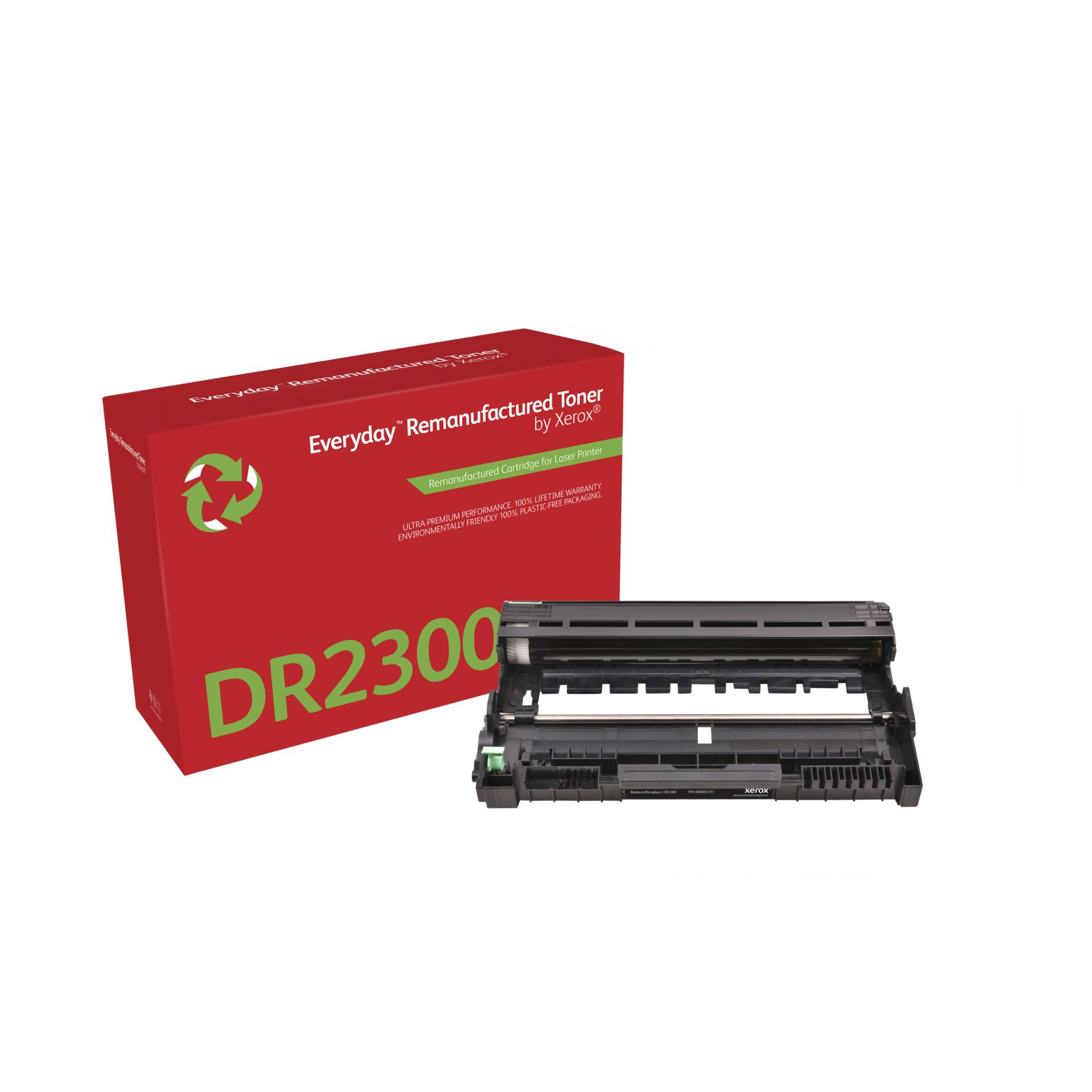Toner, Remanufactured, DR2300, Laser printer, Kassette
