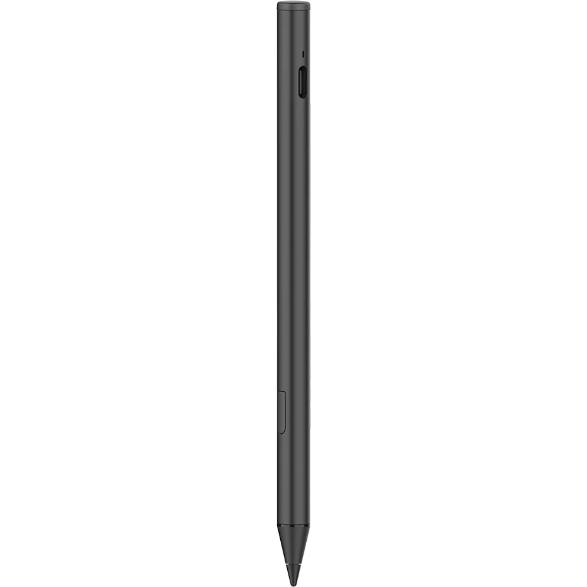 Digitaler Eingabestift, Schwarz, Schlankes Design, Seitentaste, Ladeanschluss