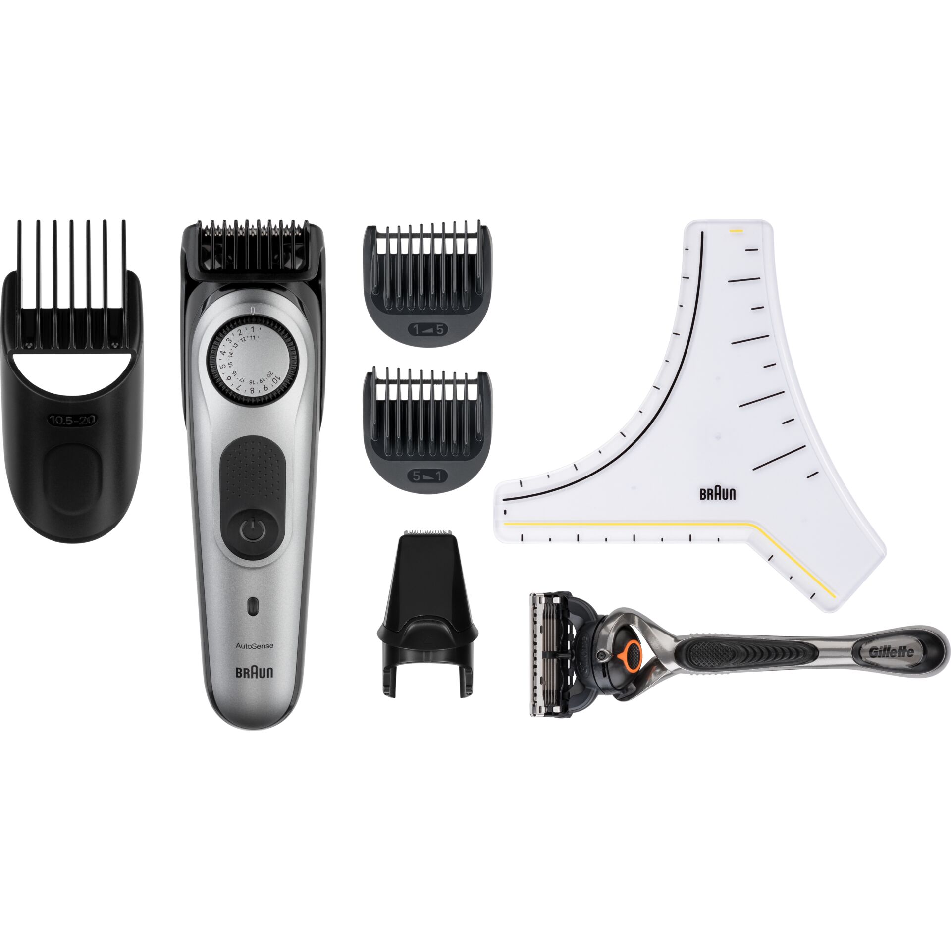 Haarschneide-Set, Trimmer, Haarschneidemaschine, Rasierwerkzeug, Einstellbares Kamm-Set