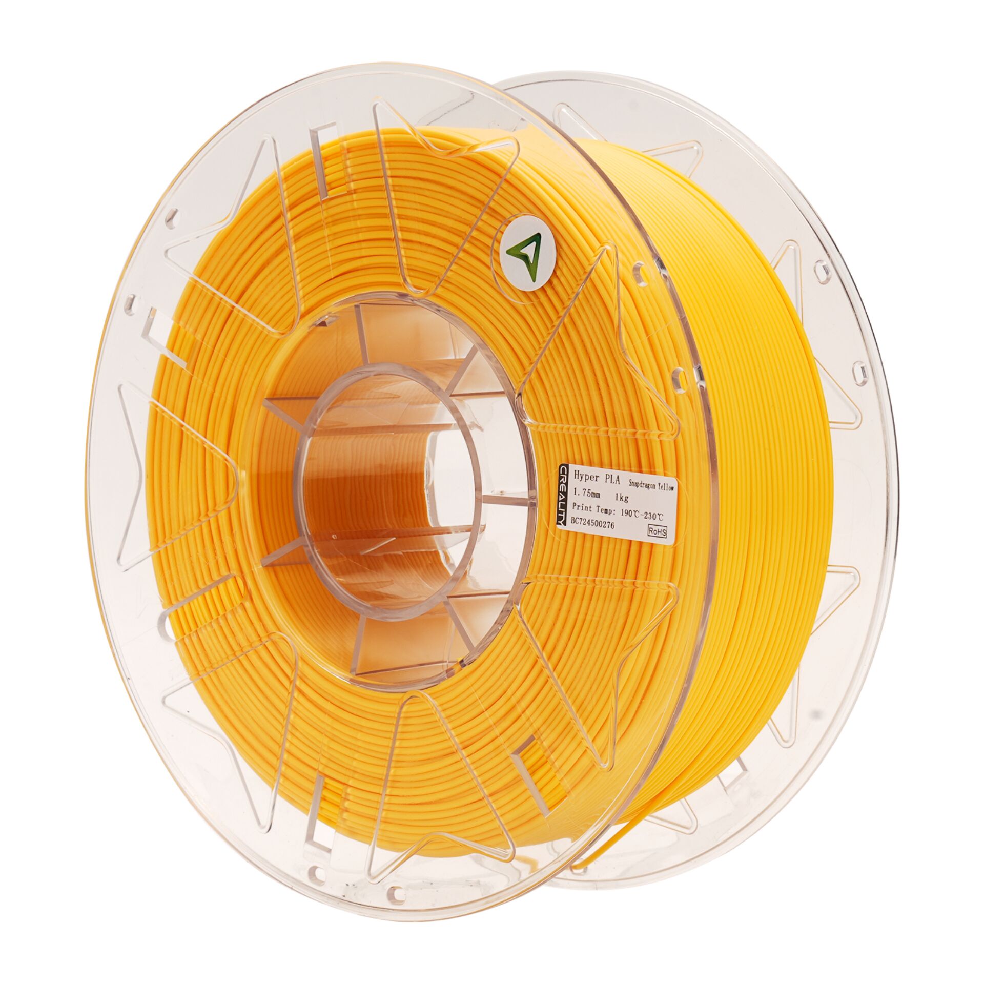 3D-Druck-Filament, PLA, Gelb, Spule, Filament-Span
