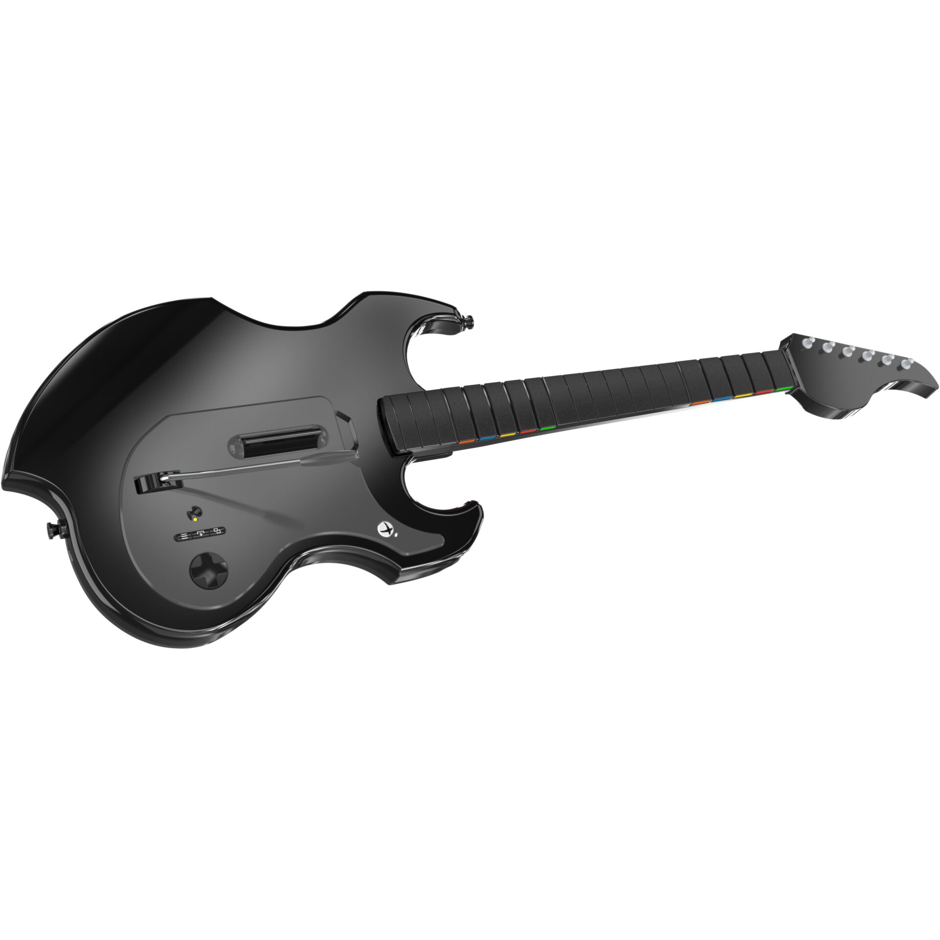 E-Gitarre, Schwarz, Elektrische Gitarre, Korpusform, Zen Schalter