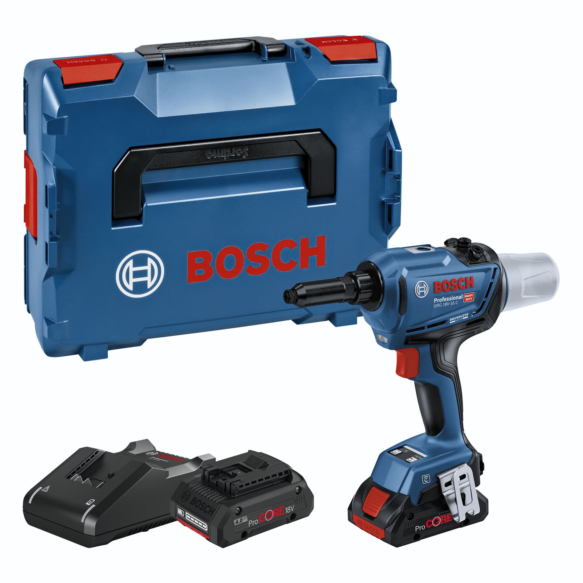 Bosch GRG 18V-16 C Kit  Cordless Rivet Gun