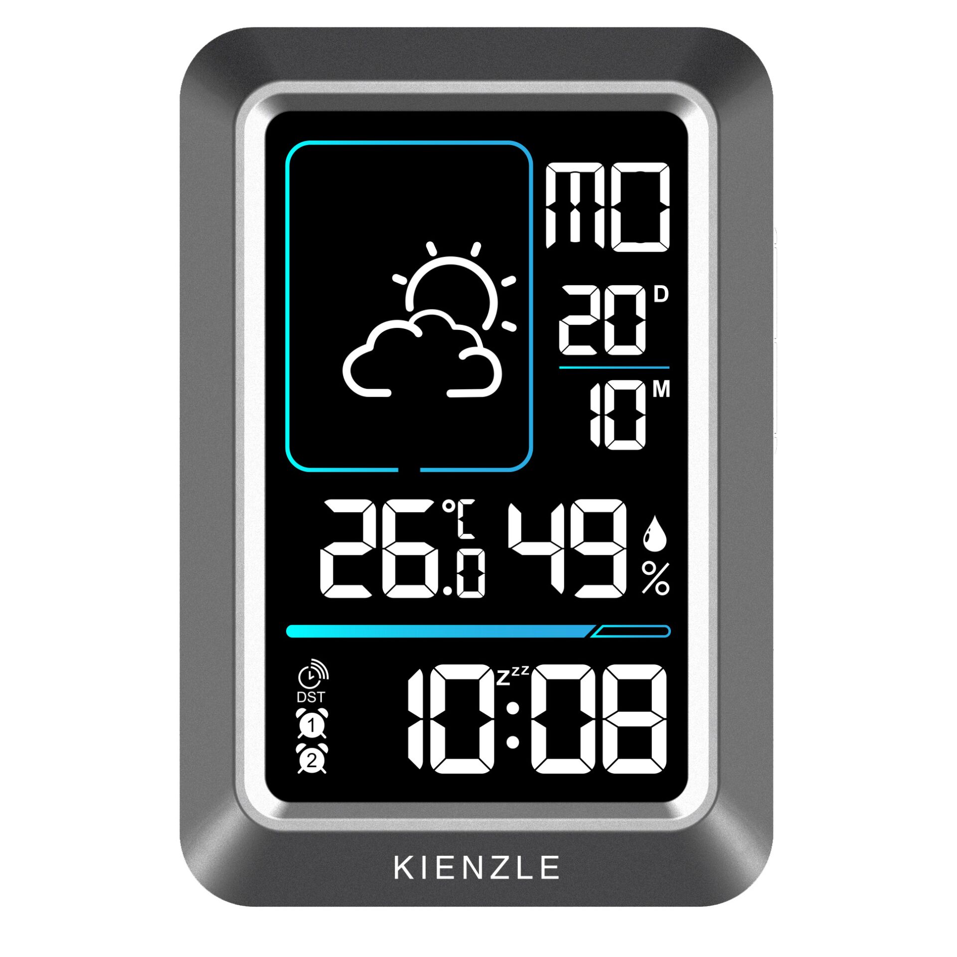 Tagescomputer, E-Paper Display, Digitale Anzeige, Wettermonitor, Farb Display