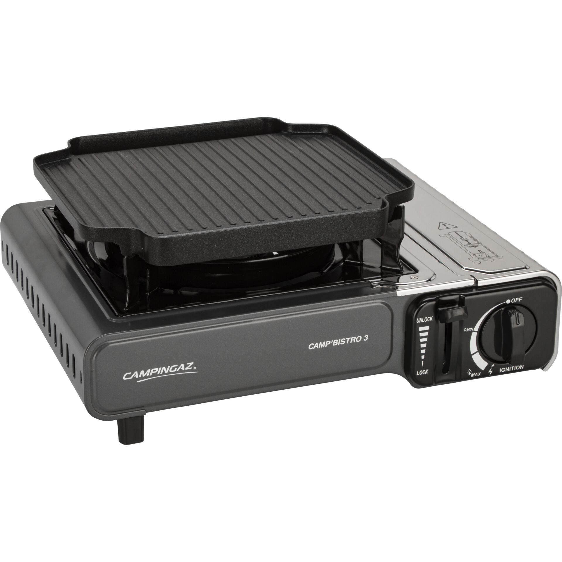 Gaskocher, Einzelkocher, Grillplatte, Gasbrenner, Campingzubehör