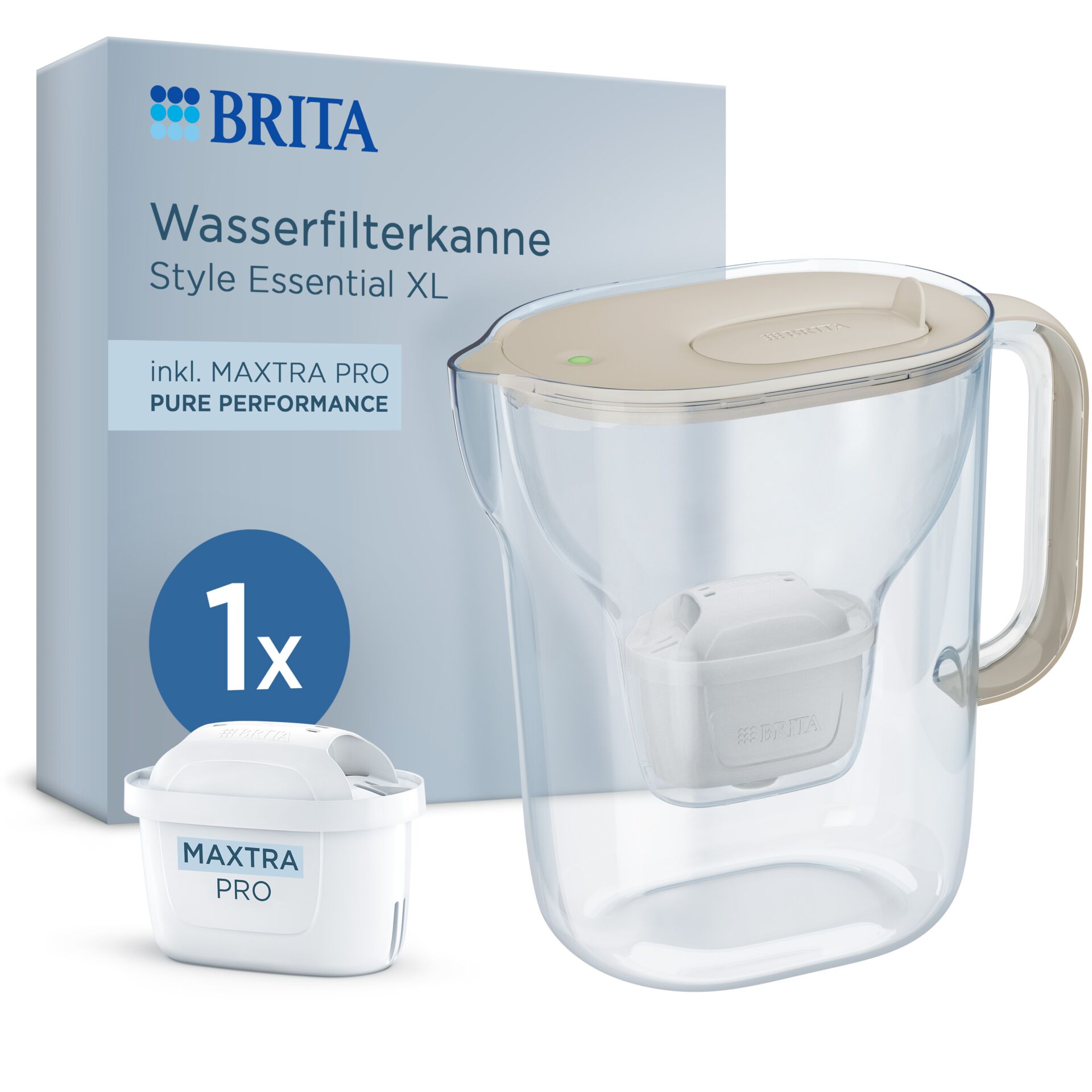 Wasserfilter, Kanne, Kaffeekanne, Glasbehälter, Profi Filter