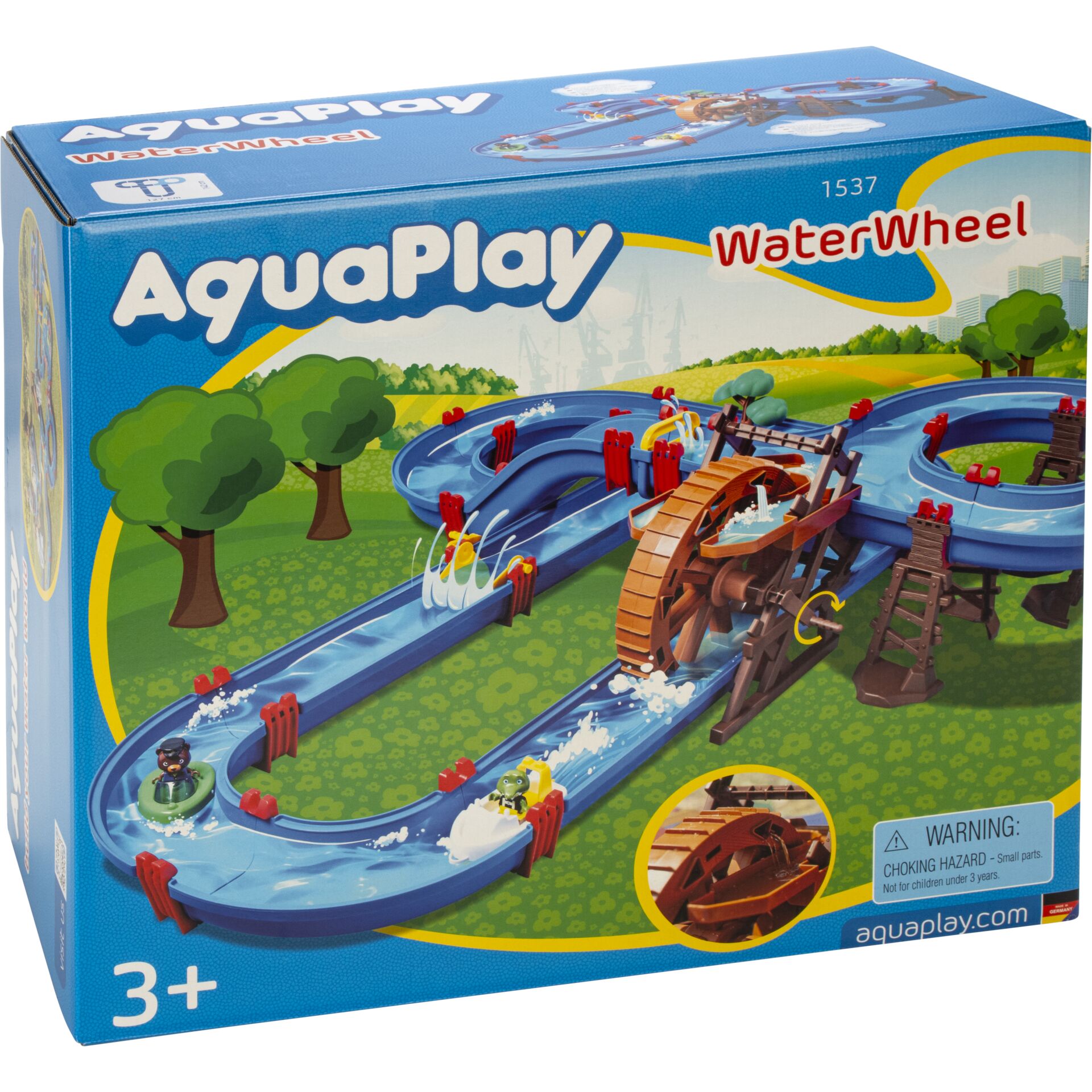 Wasserbahn, Wasser-Rennbahn, AquaPlay, Spielset, Rutschbahn
