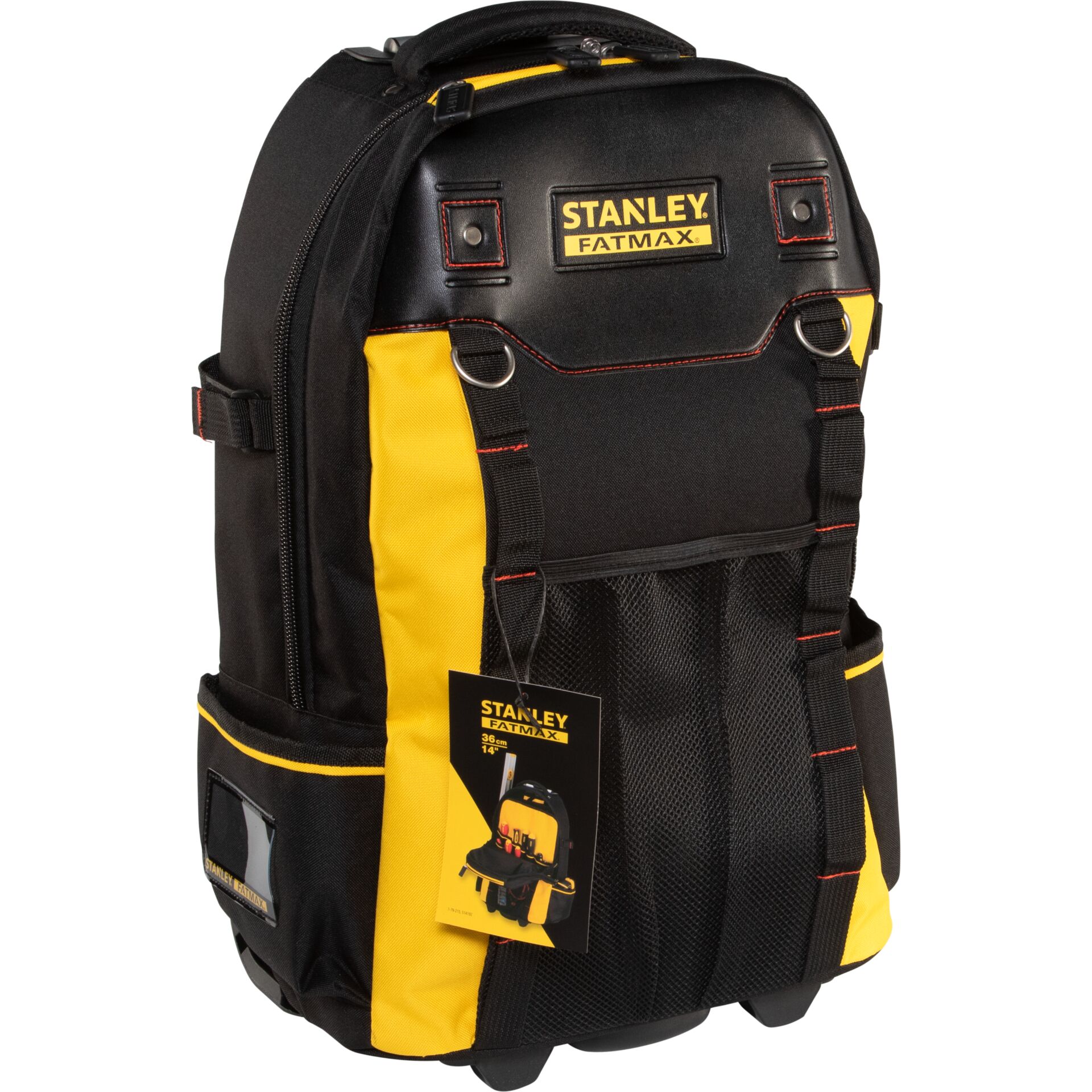 Rucksack, Outdoor, Schwarz-Gelb, Stofftasche, Fahrradrucksack, Rucksack, Werkzeugtasche, Schwarz, Gelb-schalz?, Stanley Fatmax