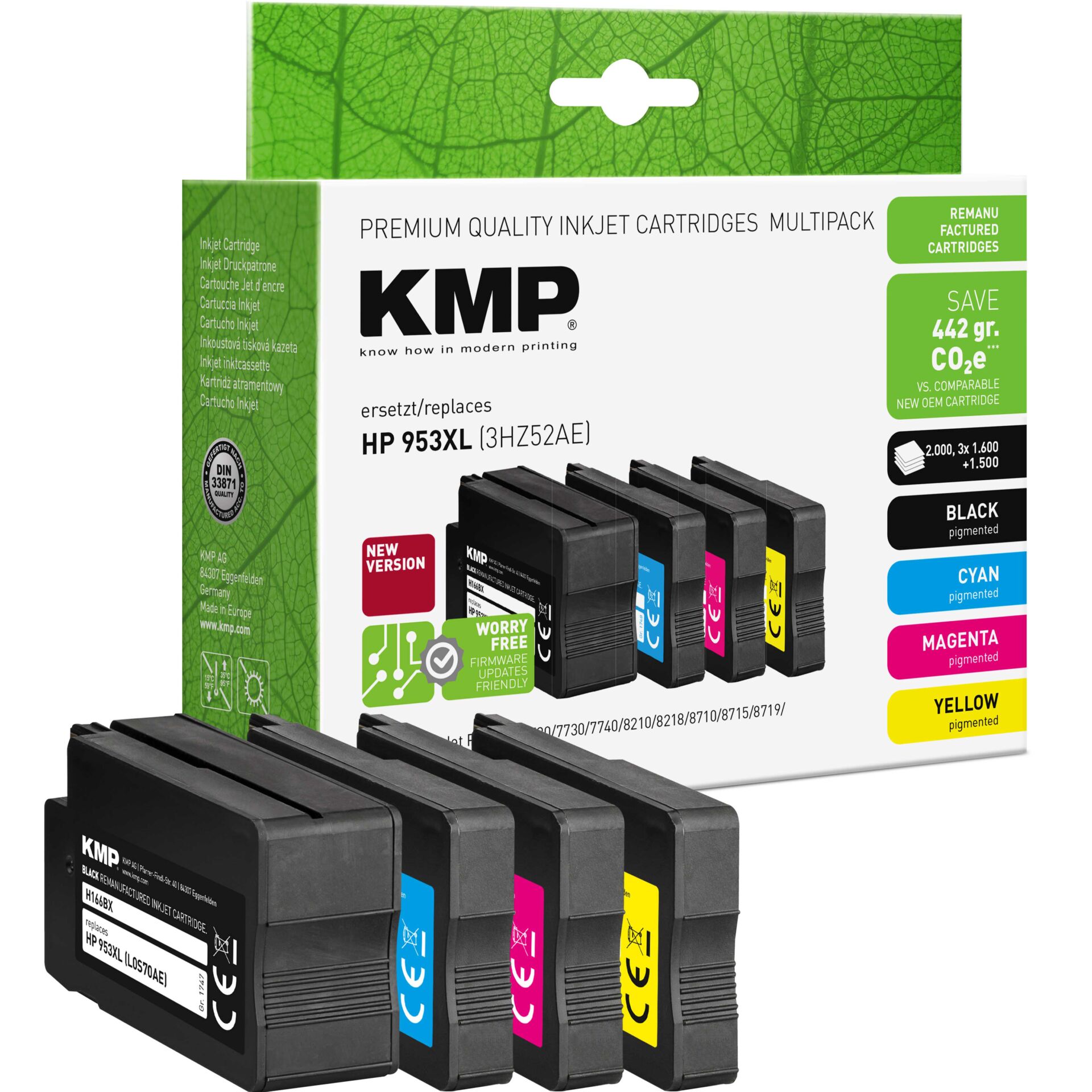 Adapter, Elektronik, Computer-Ausrüstung, Computerausrüstung, QR-Code, tintenpatrone, druckerpatrone, multipack, CDVB, HP 953XL