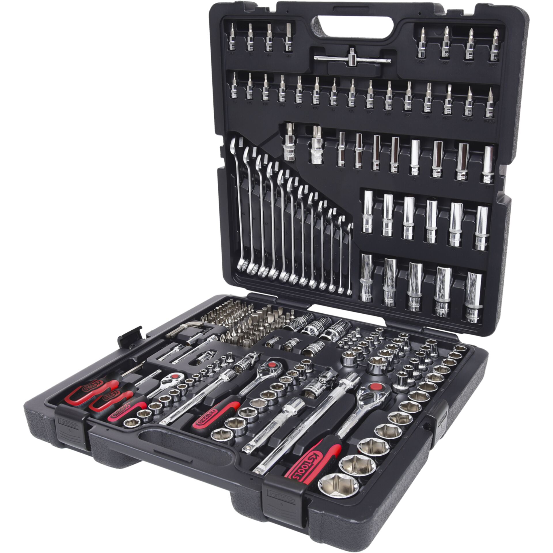 KS Tools 1/4"+3/8"+1/2"  216 pcs  CHROMEplus Socket Set