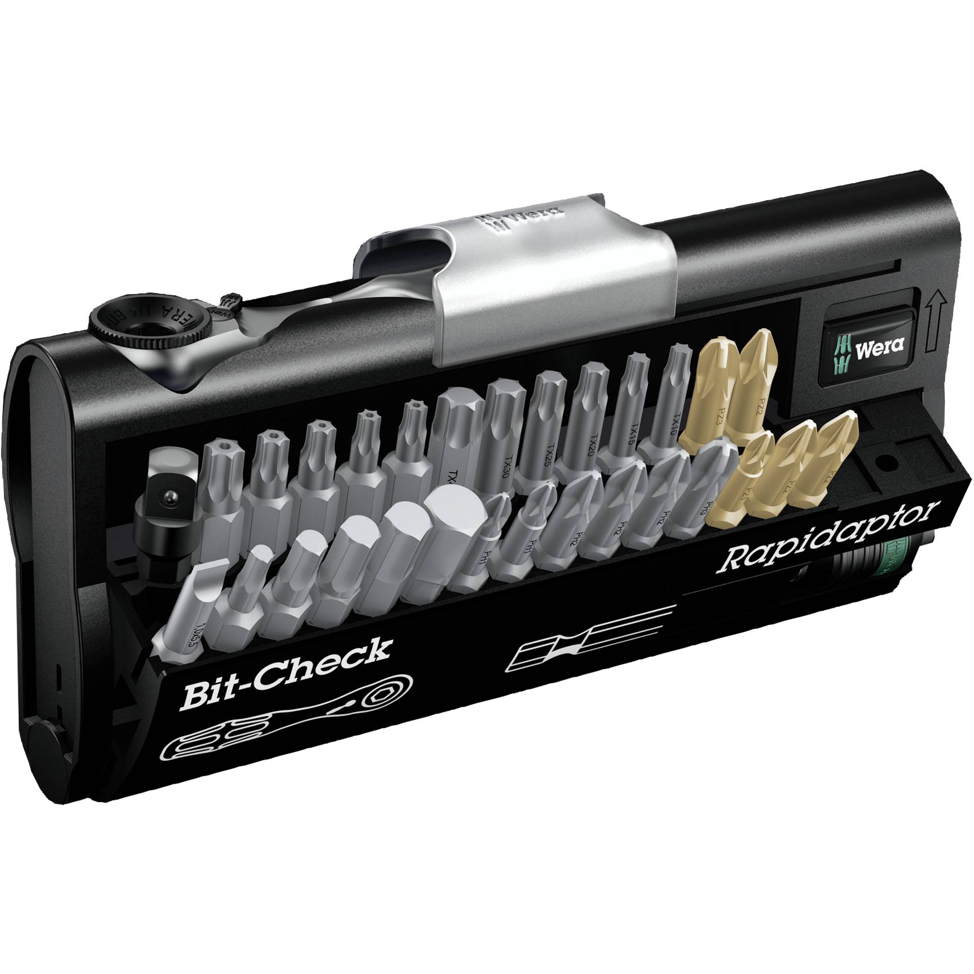 WERA Bit-Check 30 Zyklop Mini 1  Bit-Check w. ratchet