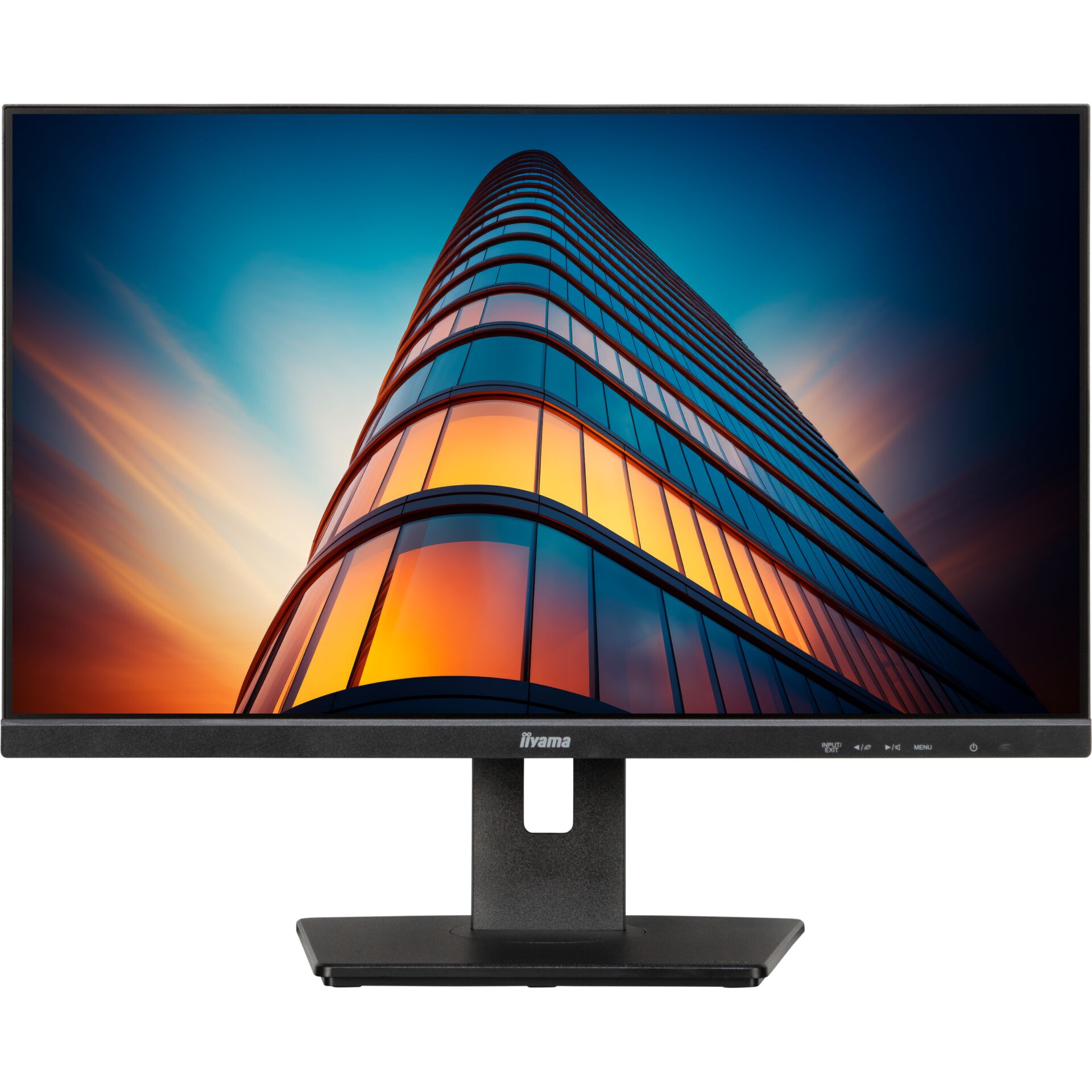 monitor, 24-Zoll, IPS, schwarz, Standsystem